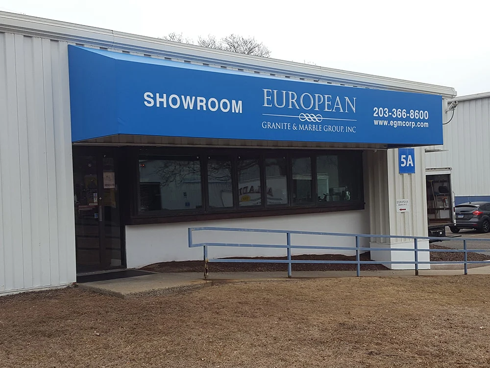 commercial shed style awning