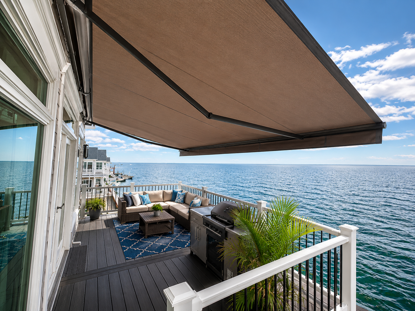 summer deck awning